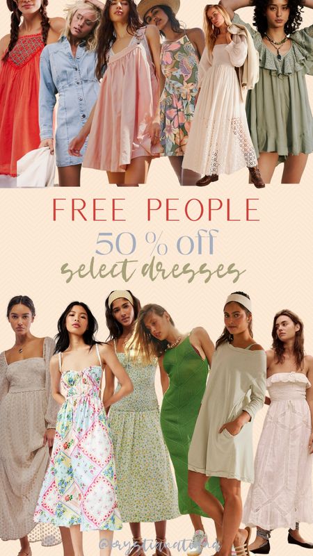 Free People: 50% off select dresses 






Free People, Dresses, Memorial Day Sale, Fashion, Fashion Style

#LTKSaleAlert #LTKStyleTip