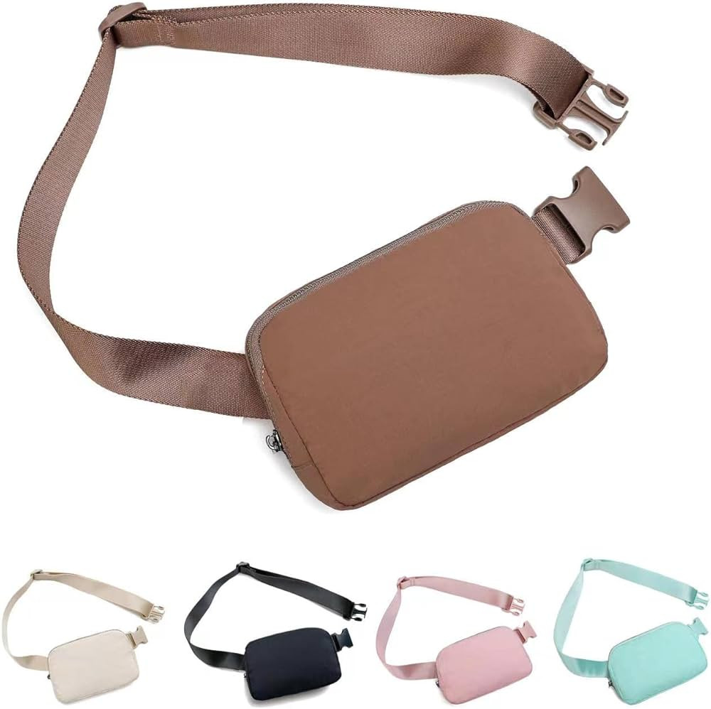 Belt Bag Waist Pack Bum Bag Crossbody Fanny Pack for Women and Men with Adjustable Strap Small Wa... | Amazon (US)