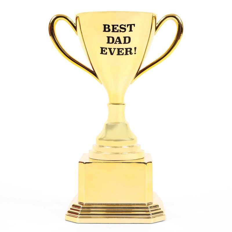 Paper Riot Co. 'Best Dad Ever' Trophy Gold | Target
