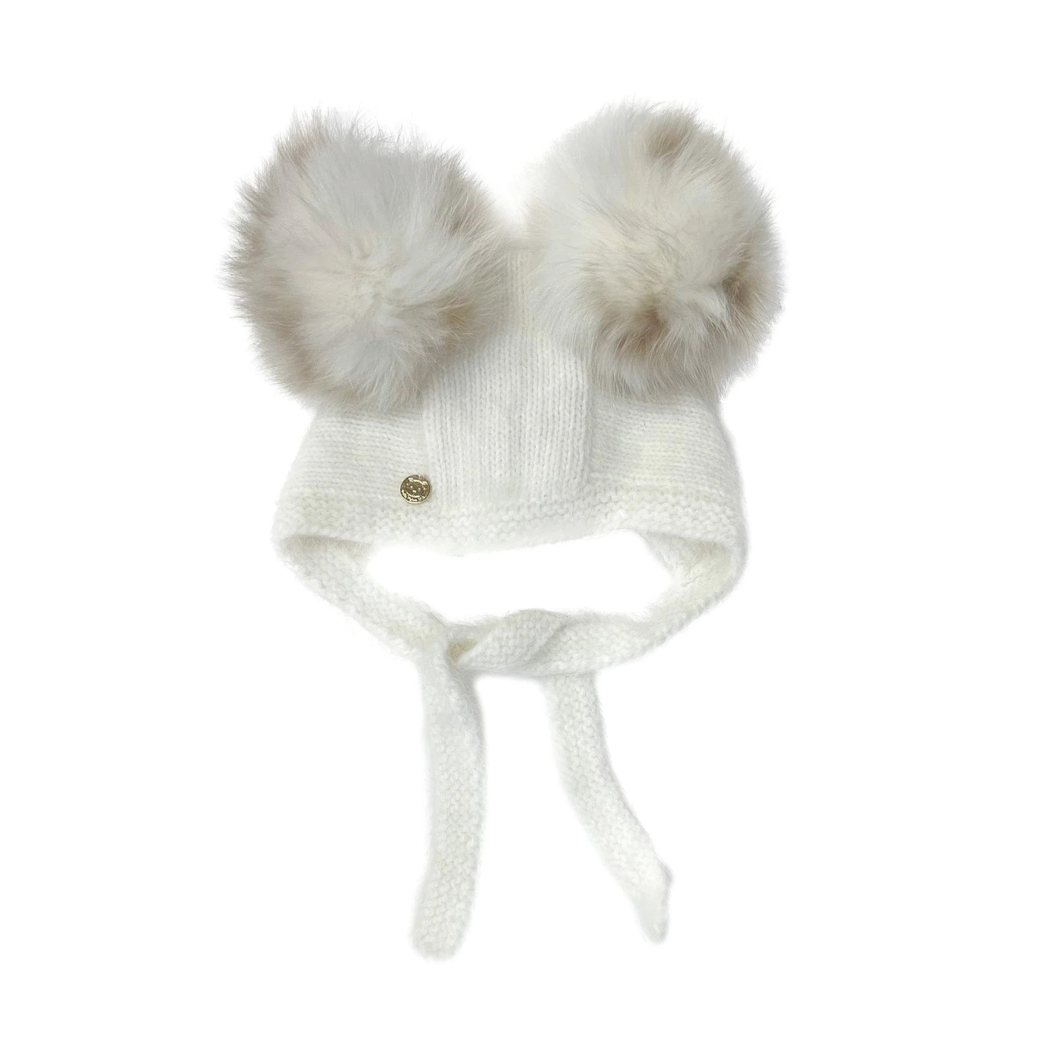 Hero Cashmere Cream Bonnet | petite maison kids