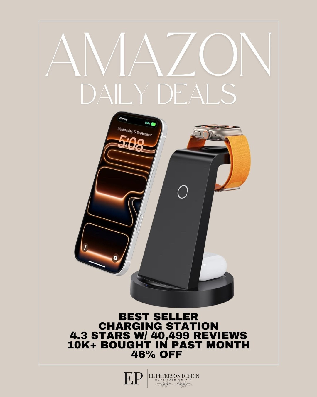 Amazon Daily Deals
Charging station

#LTKSaleAlert