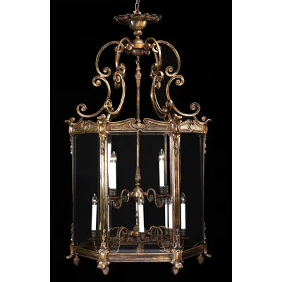 10 - Light Lantern Geometric Chandelier | Wayfair North America