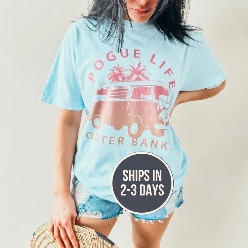 Outer Banks Pogue Life Shirt, Outer Banks Show Shirt, Outer Banks Pogue Life, Beach Tee, Comfort ... | Etsy (US)