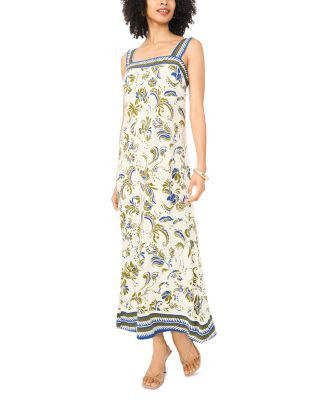 Smocked Back Square Neck Maxi Dress | Bloomingdale's (US)