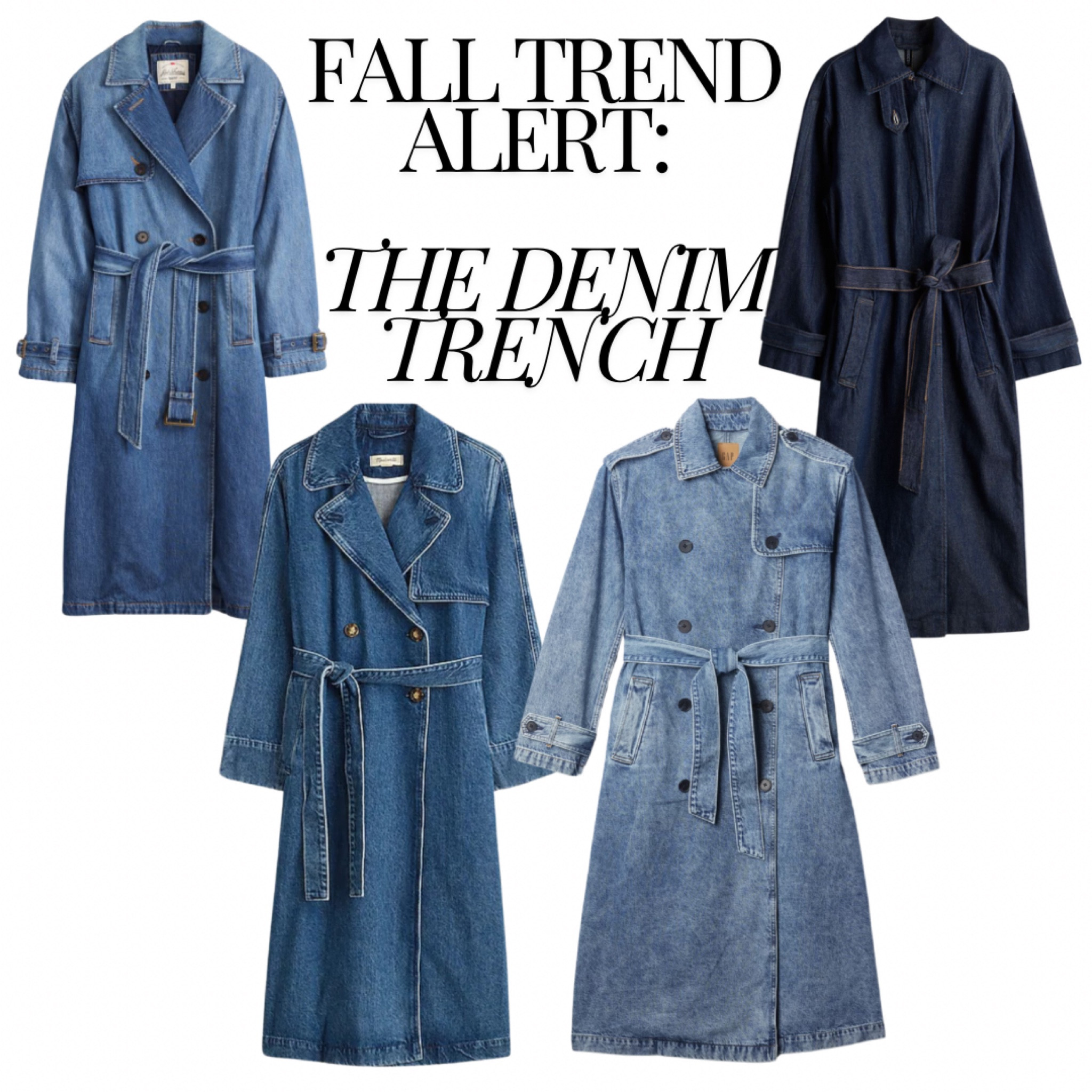 Fall trend: The denim trench is a must have for the fall!!

#LTKStyleTip #LTKFallSale #LTKNYFW
