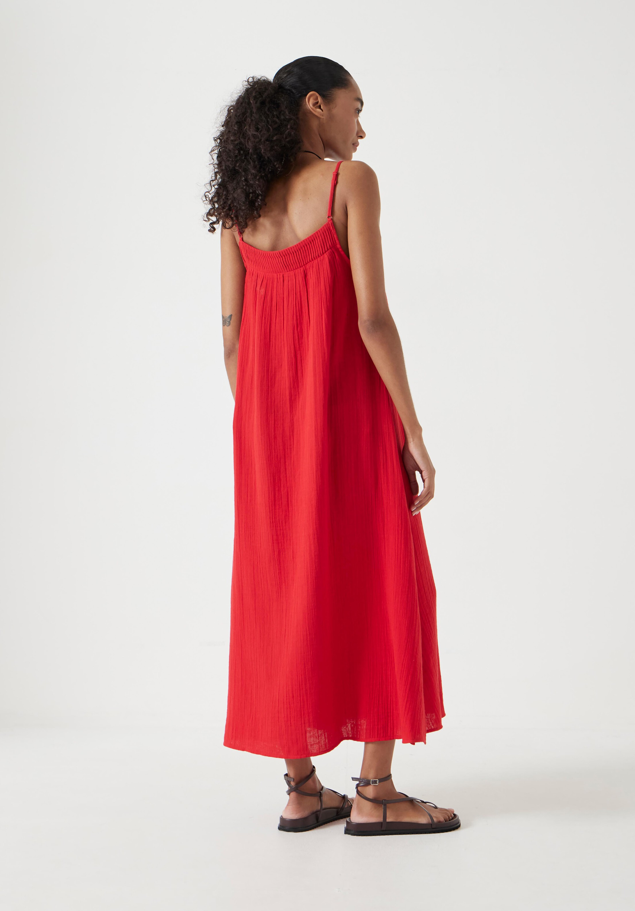Carmen Cotton Gauze Midi Dress | Hush UK