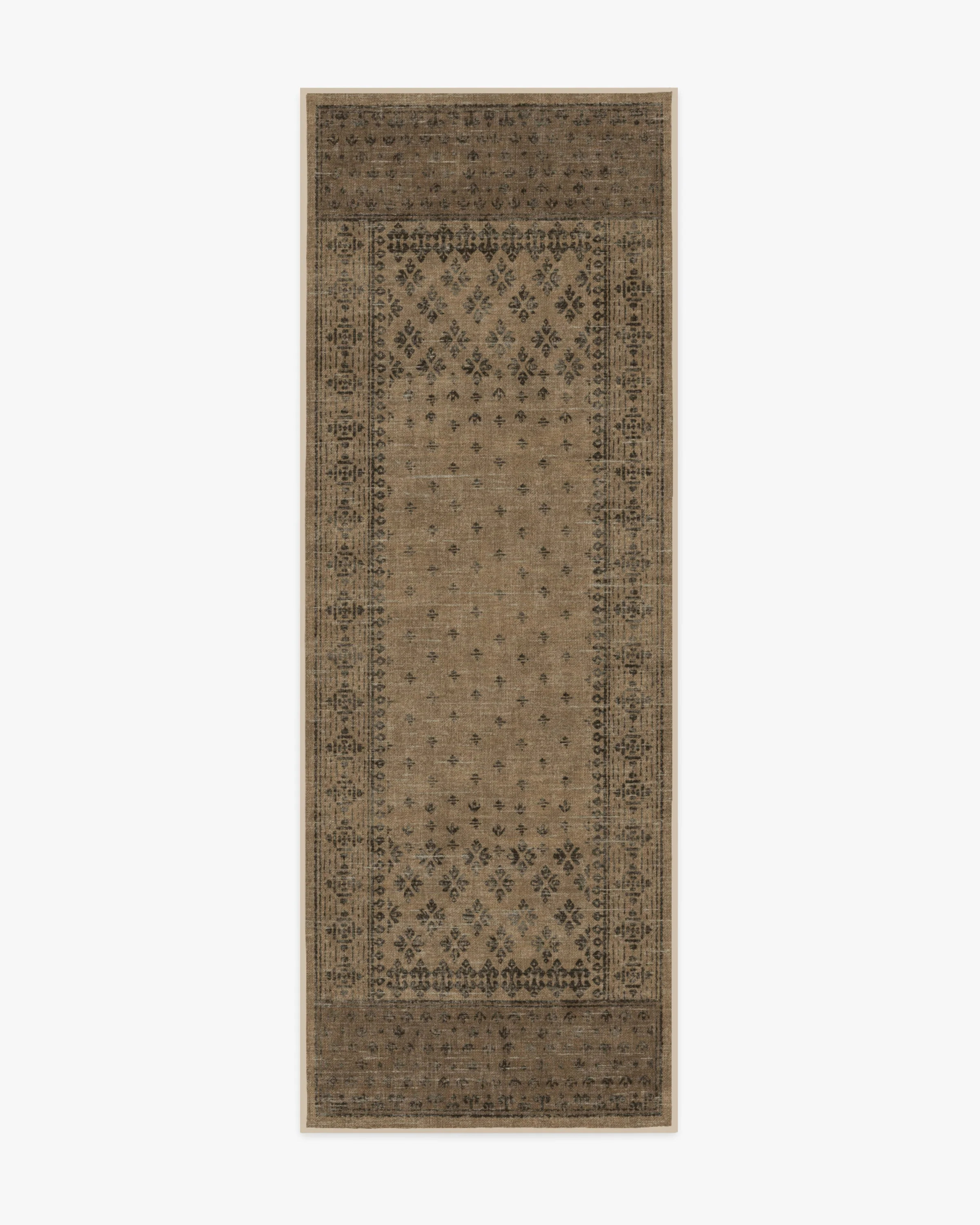 Fernanda Black & Tan Rug | Ruggable