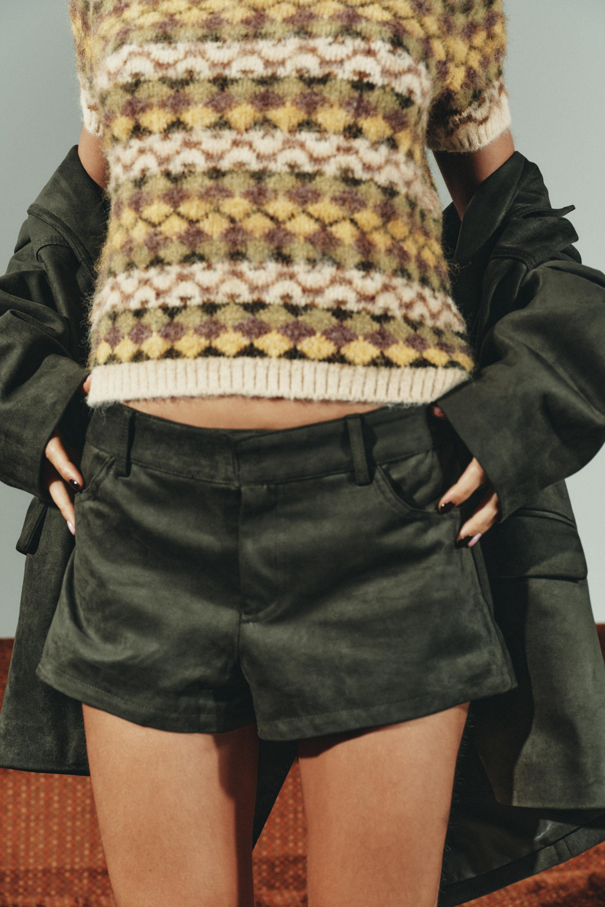 SHORTS MINI EFFETTO SCAMOSCIATO | Zara IT