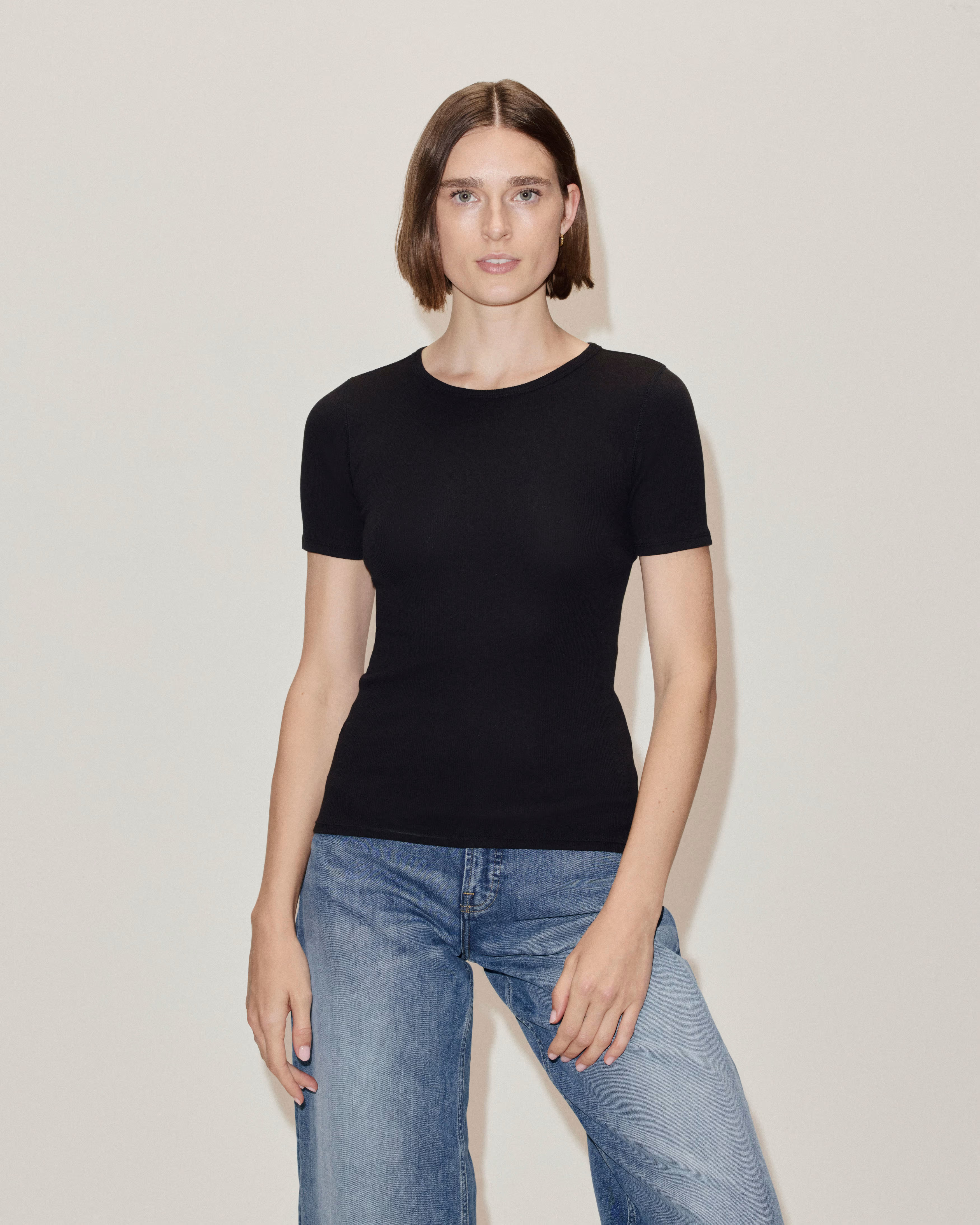 The Luxe Micro-Rib Crew | Everlane