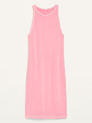 Fitted Sleeveless Rib-Knit Mini Dress for Women | Old Navy (US)