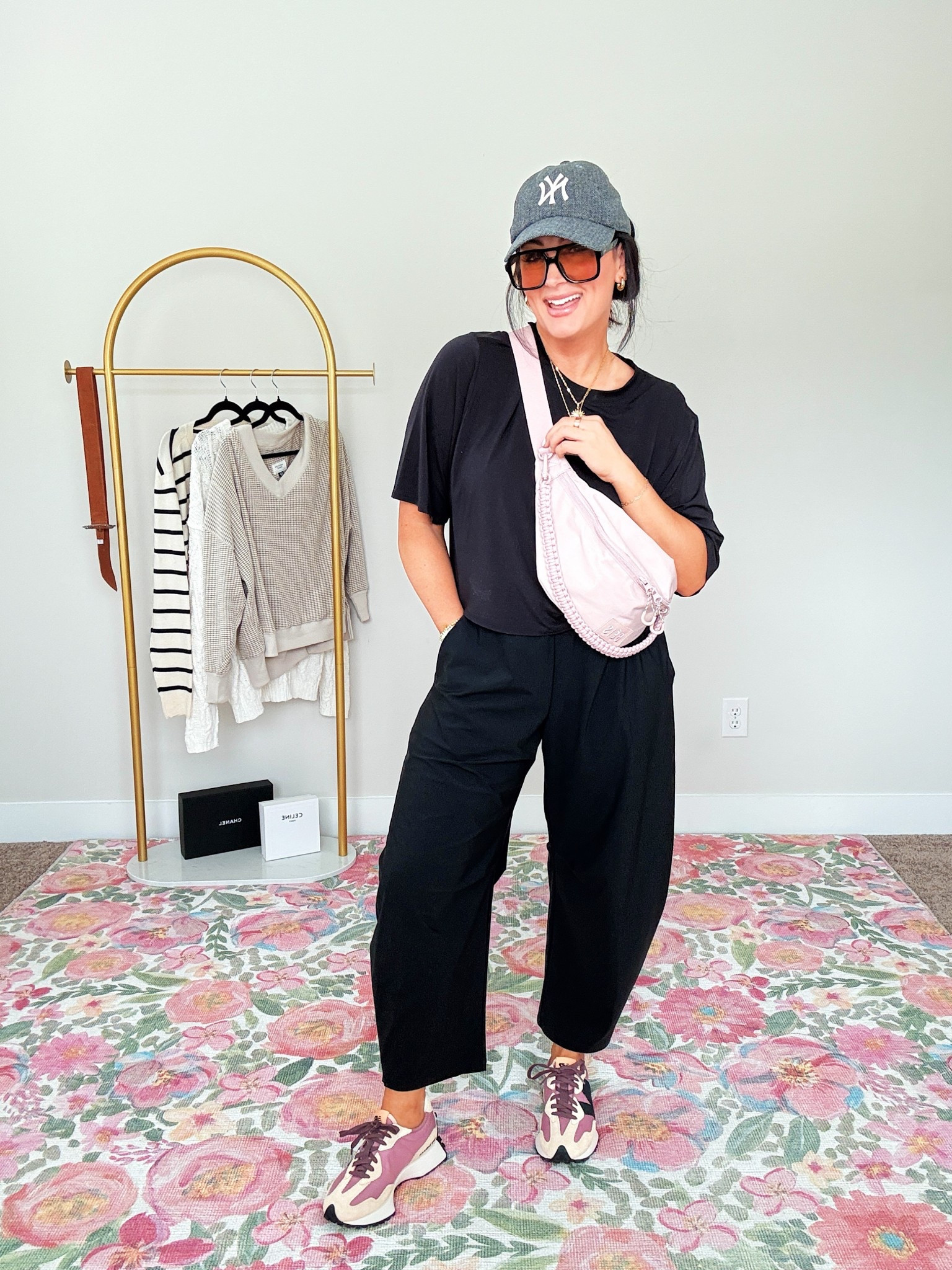 • medium tee
• small pants - run big, size down 
• sneakers true to size 

#LTKFindsUnder50 #LTKSeasonal #LTKStyleTip