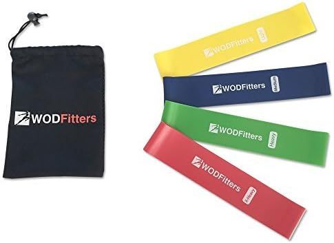 WODFitters Mini Bands Set - 5 Exercise and Workout Resistance Bands - Exercise Loops - Workout Fl... | Amazon (US)