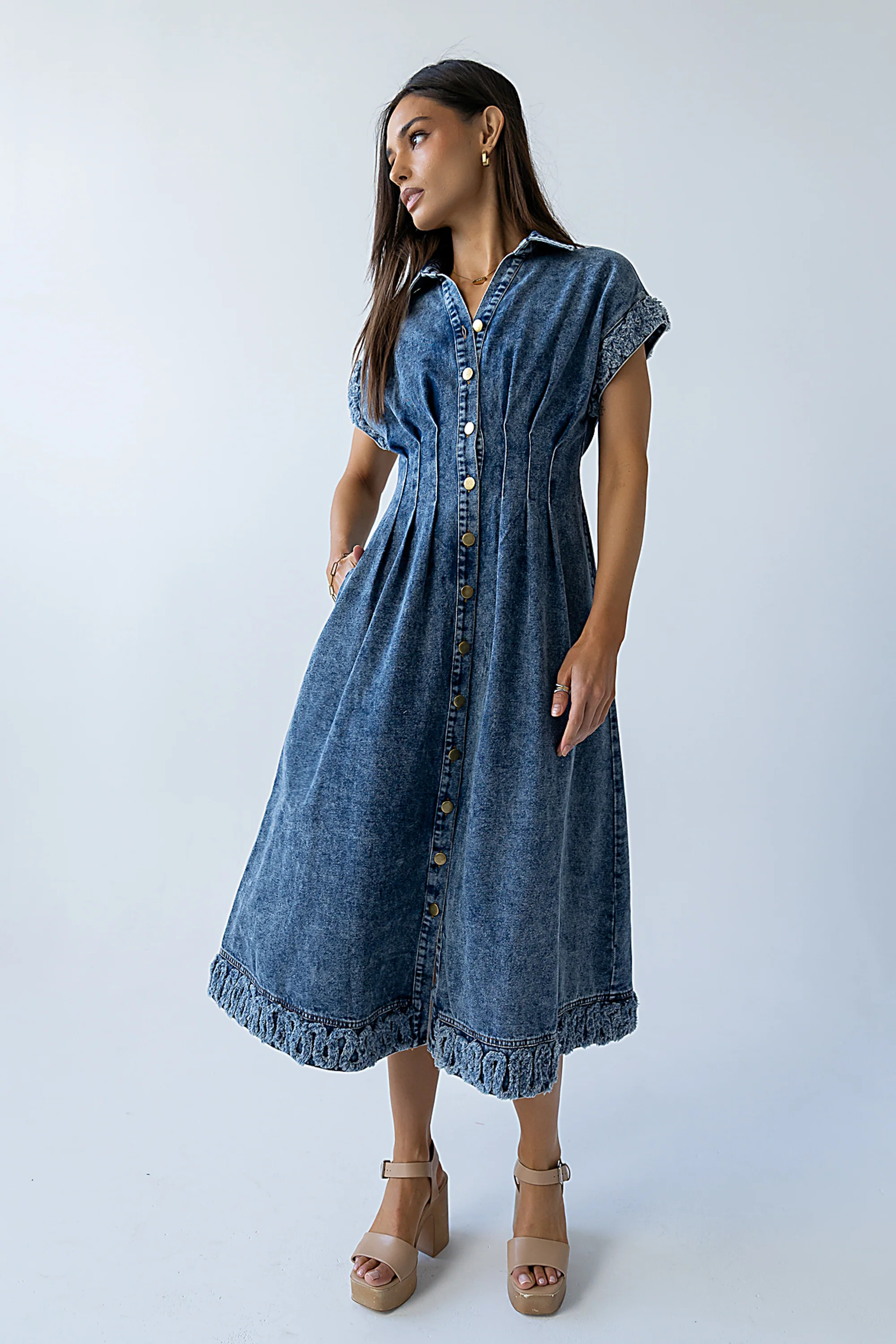 Annie Denim Midi Dress | Böhme US