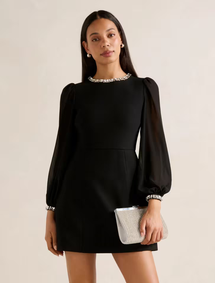 Indiana Embellished Mini Dress | Ever New (CA)