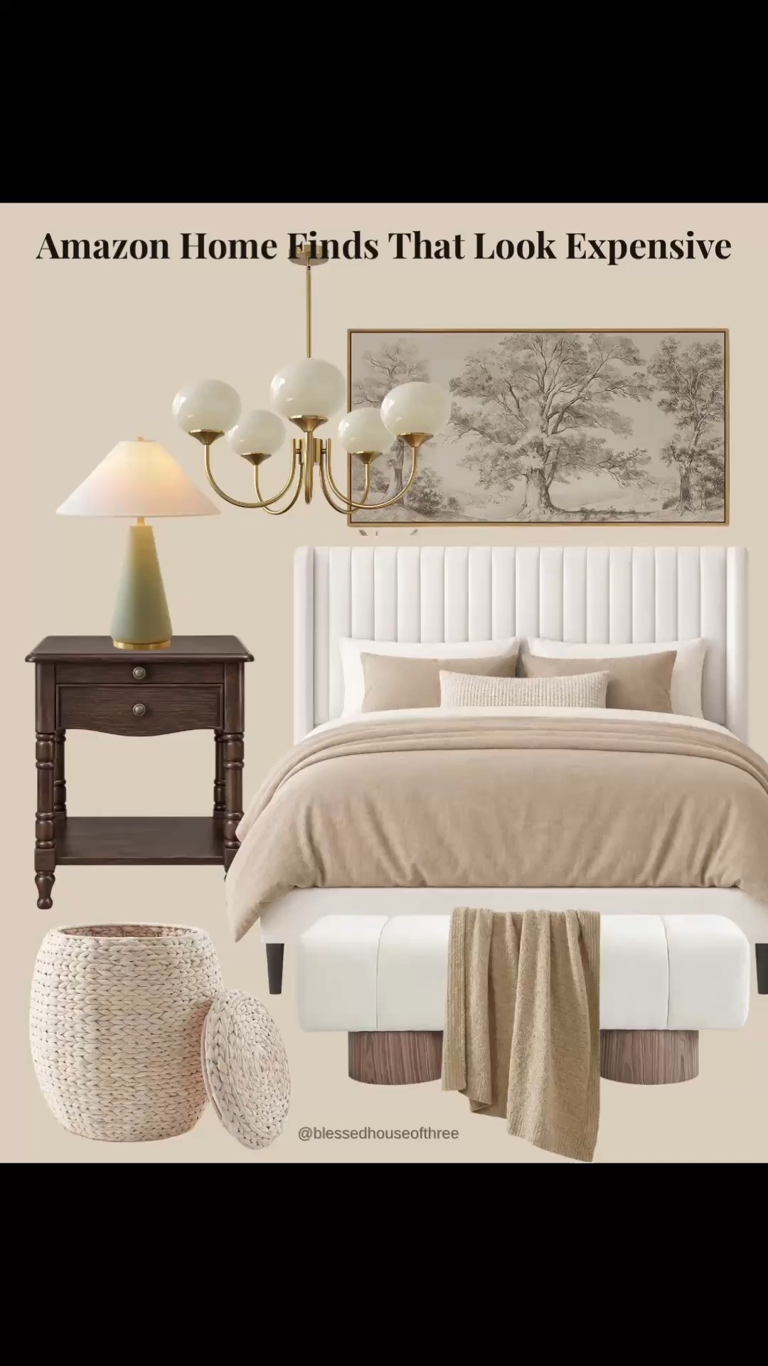 Amazon home finds that look expensive without the expensive price tag! I rounded up some of my favorite affordable Amazon home decor and furniture finds for creating a cozy, elevated bedroom — including so many beautiful wood nightstands that give that high-end designer look for less.

If you love neutral bedroom decor, warm wood furniture, organic modern home decor, cozy bedroom ideas, affordable nightstands, bedside tables, Amazon furniture finds and designer-inspired home decor, these are such good finds. I especially love the mix of warm natural wood and darker brown finishes for adding contrast to a neutral bedroom.

These are the kind of affordable home finds that can completely change the look of a space without a full room makeover. 🤎
Save this for your next bedroom refresh + shop all of my Amazon home favorites linked here!

#LTKHome #LTKSaleAlert