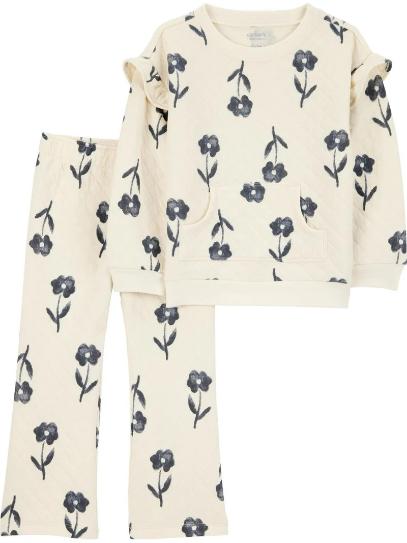 Carter's Child of Mine Toddler Girl Outfit Set, 2-piece, Sizes 12M-5T | Walmart (US)