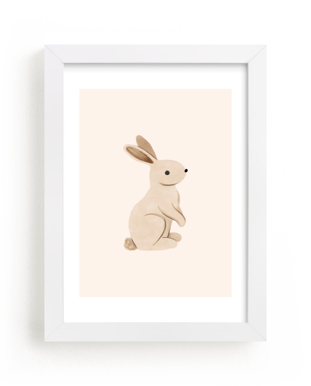 "Baby Rabbit" - Painting Limited Edition Art Print by Vivian Yiwing. | Minted