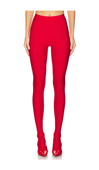 Skin Leggings in Red | Revolve Clothing (Global)