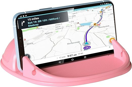 Loncaster Car Phone Holder, Car Phone Mount Silicone Car Pad Mat for Various Dashboards, Slip Fre... | Amazon (US)