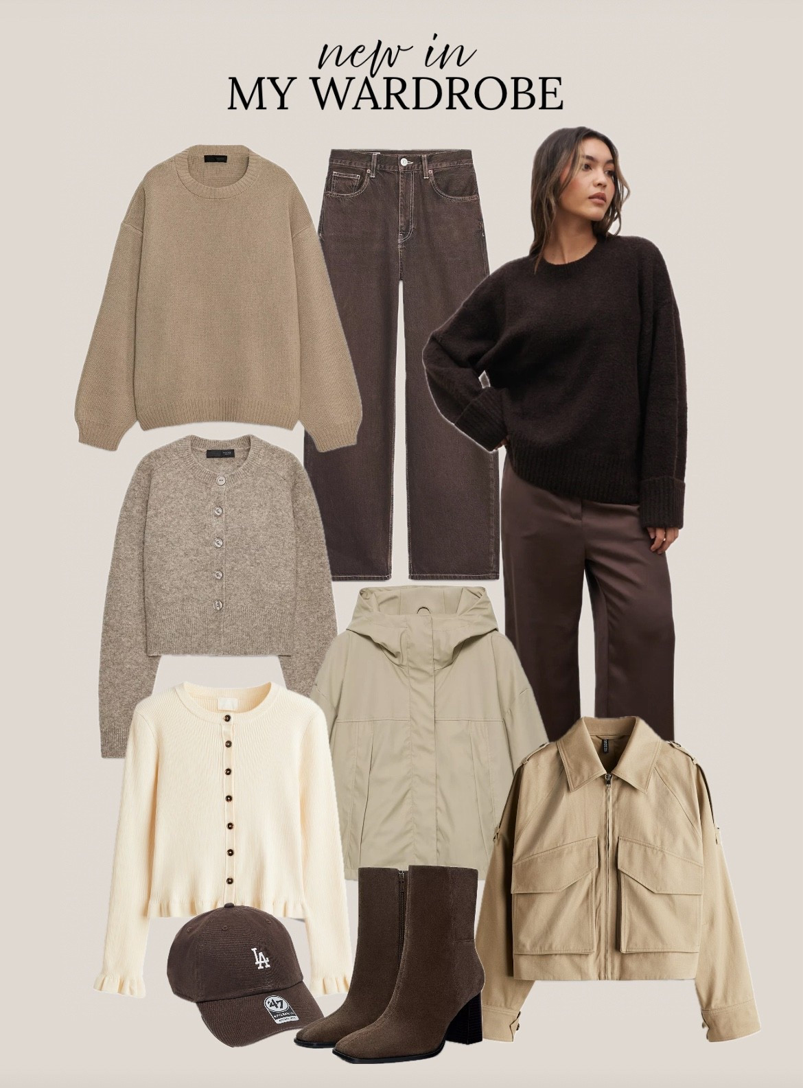 New in my wardrobe! A lot of brown & a lot of beige for autumn🤎🤎 

#LTKeurope #LTKautumn #LTKjeans