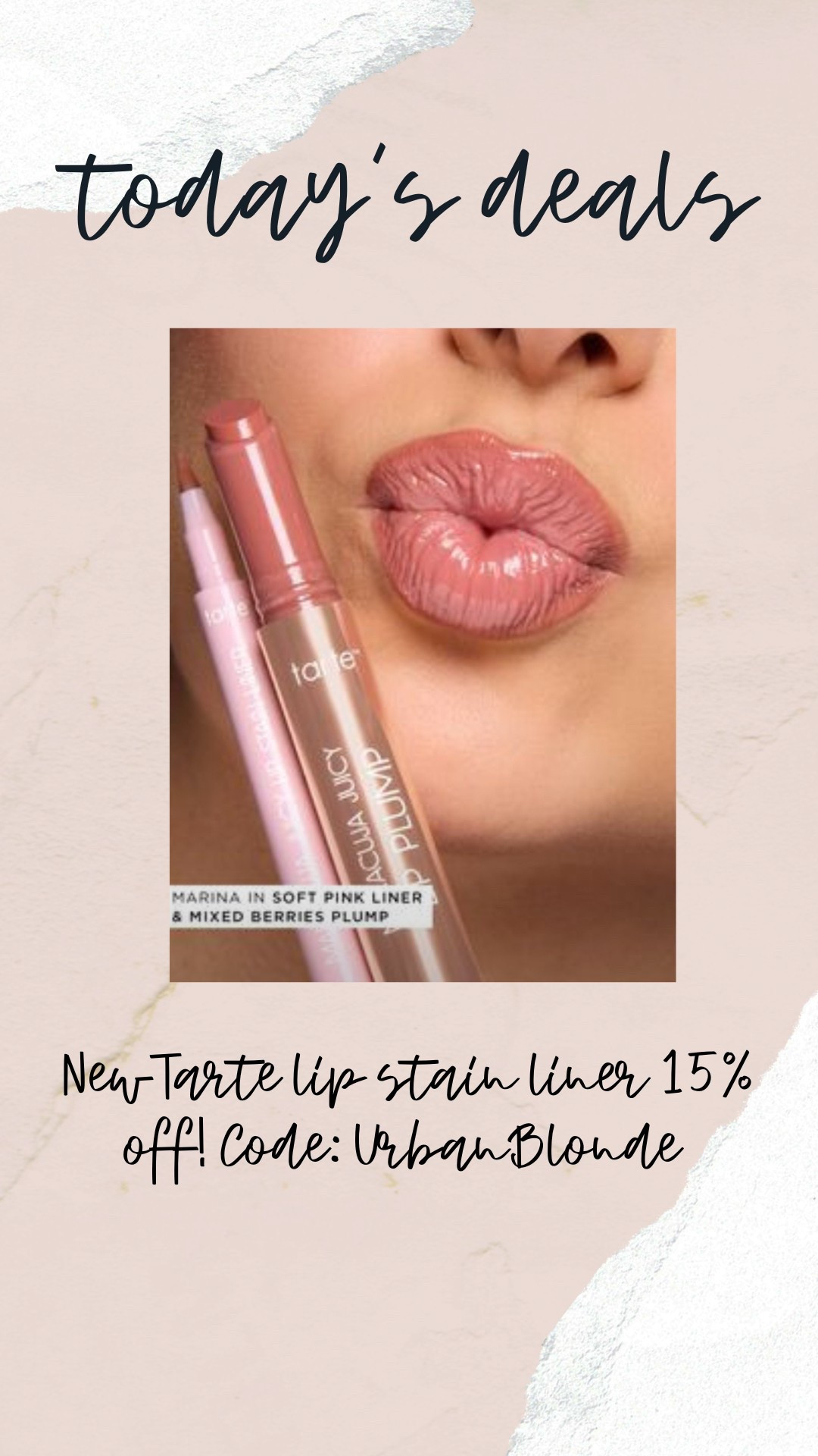 Tarte makeup discount code: URBANBLONDE 

#LTKFindsUnder50 #LTKSaleAlert #LTKBeauty