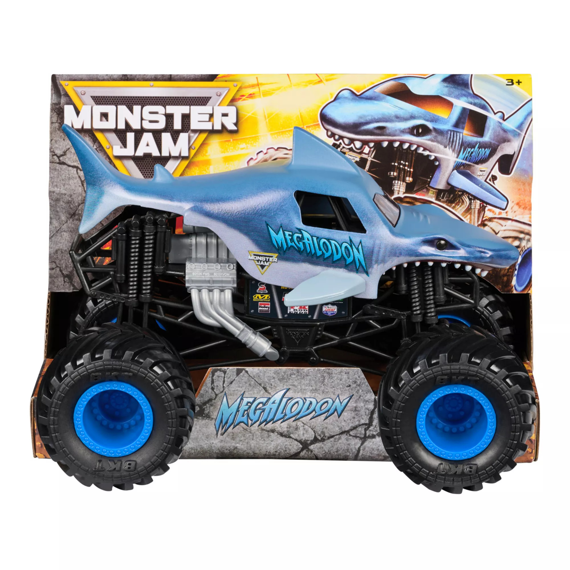 Monster Jam Megalodon Die-Cast Vehicle 1:24 Scale Monster Truck Toy | Kohl's