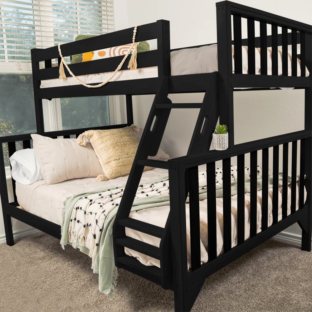 Scandinavian Twin over Full Bunk Bed | max & lily