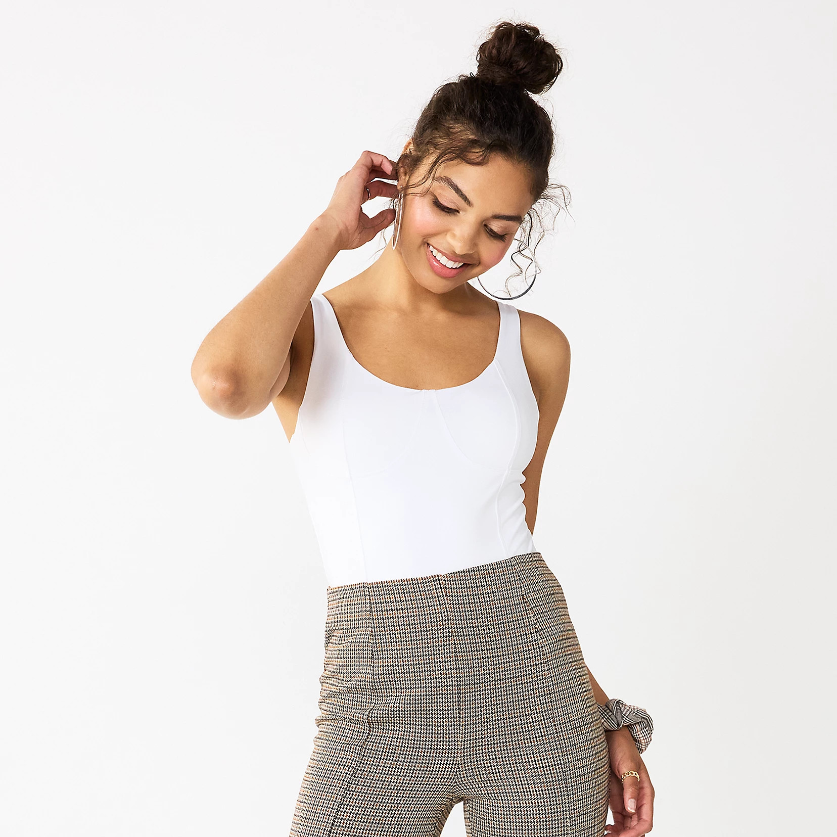 Juniors' SO® Bustier Seamed Bodysuit | Kohls | Kohl's