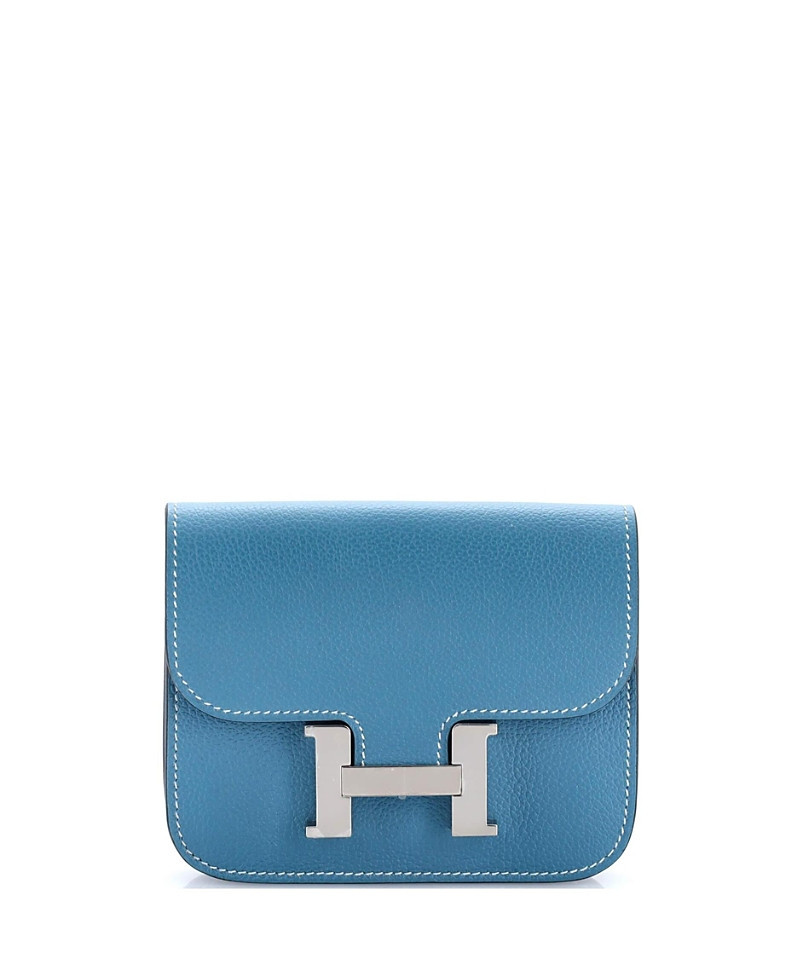 Pre-Owned HERMES Constance Slim Wallet Evercolor | Bloomingdale's (US)