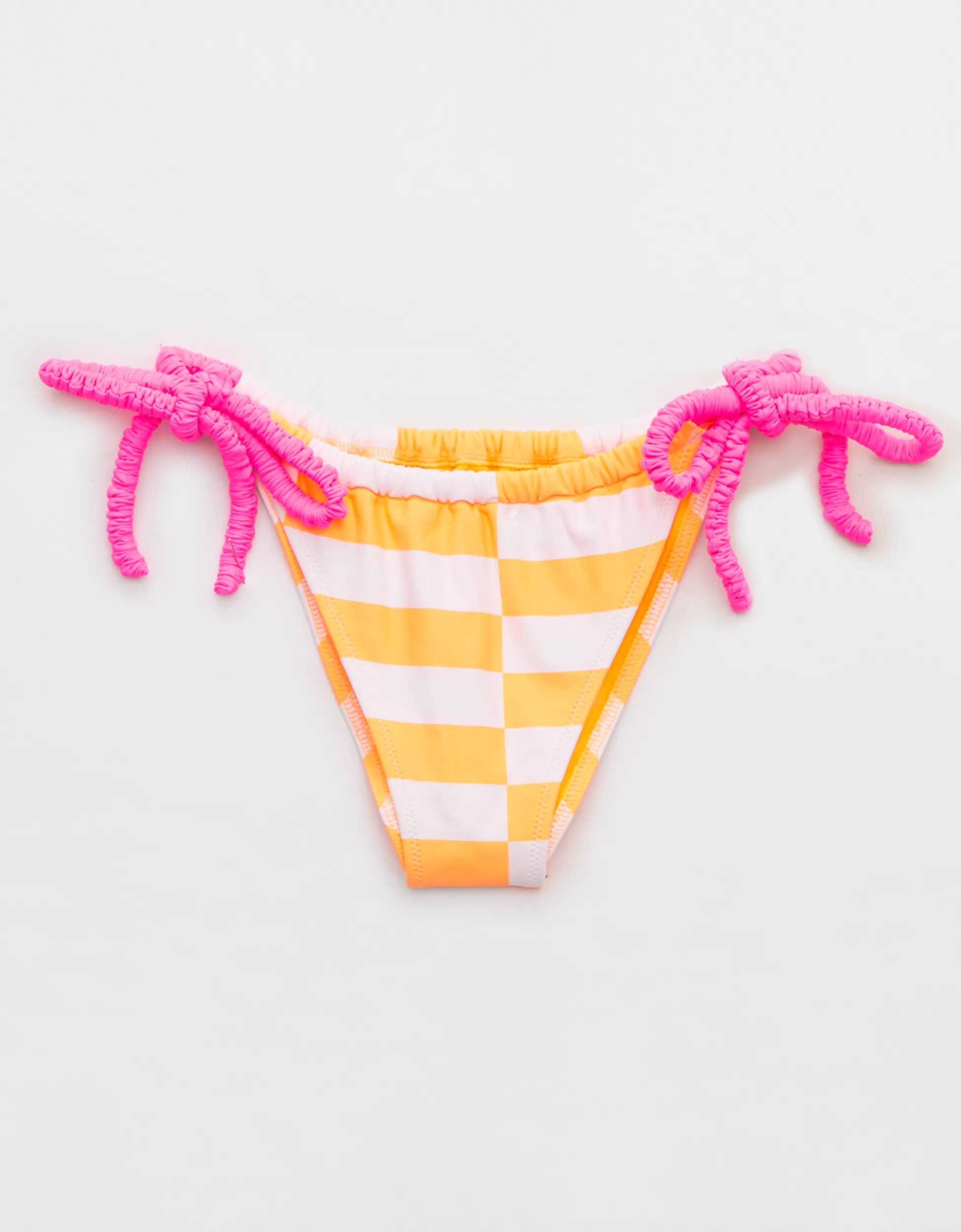 Aerie Low Rise Scrunchie Tie Cheekiest Bikini Bottom | Aerie