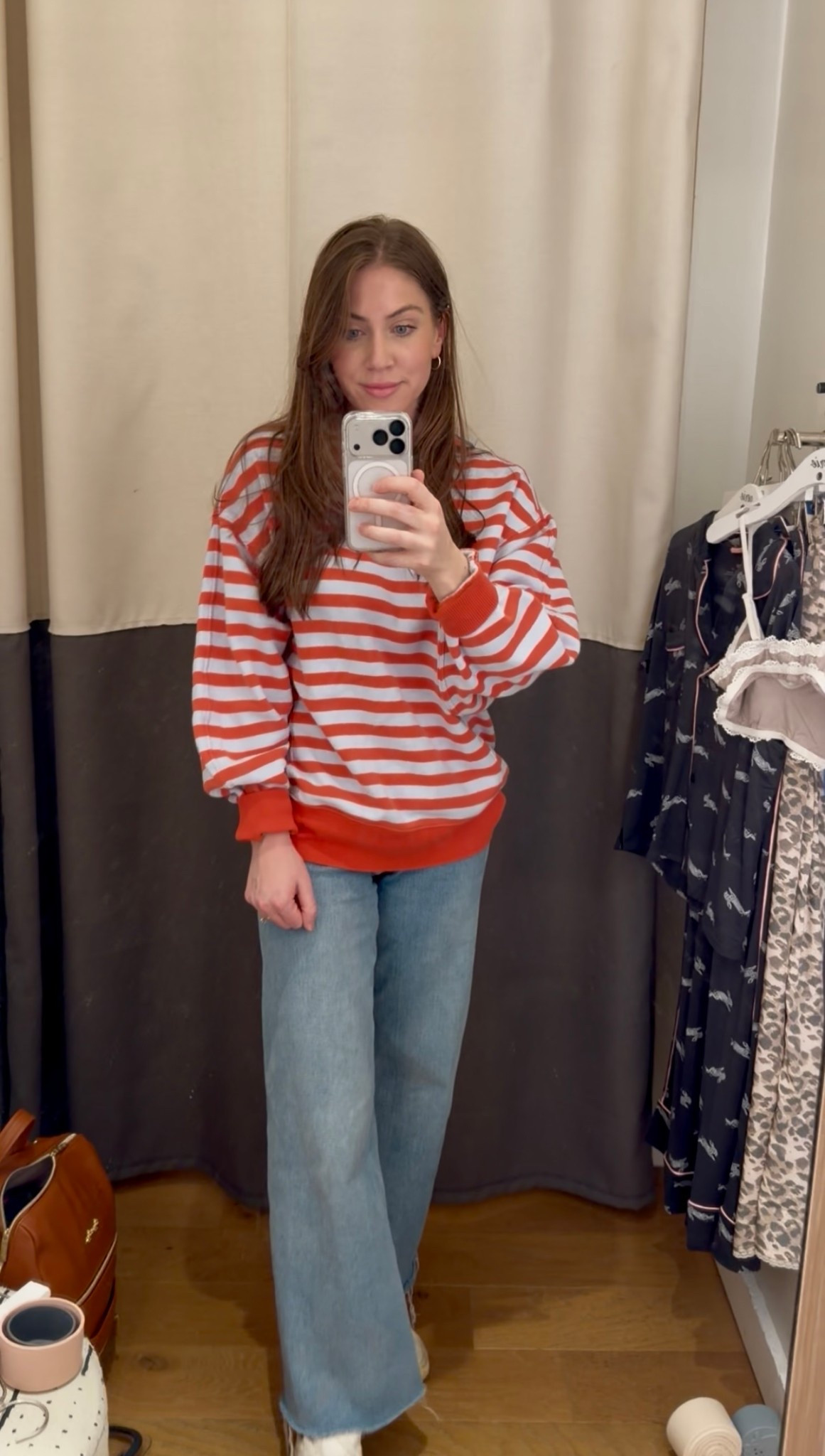 | striped spring pullover | comfy lounge wear | crew neck sweatshirt |

#LTKSpringSale #LTKSaleAlert #LTKmomlife