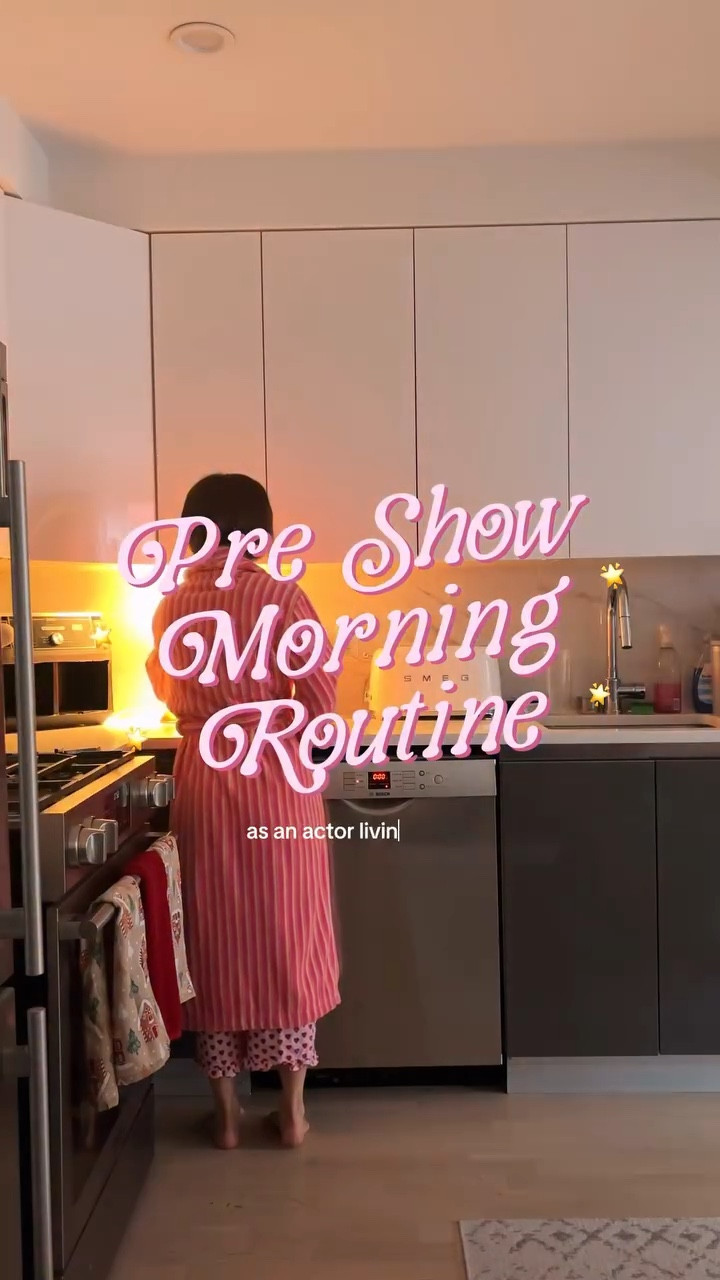 a lil pre-show morning vlog to start off this week !!🩷🌻✨🗽