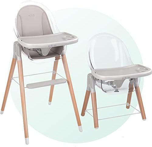 Children of Design 6 in 1 Deluxe High Chair for Babies & Toddlers, Modern Safe & Compact Baby Hig... | Amazon (US)