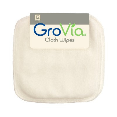 GroVia Reusable Cloth Diapering Wipes, 12 Count | Target
