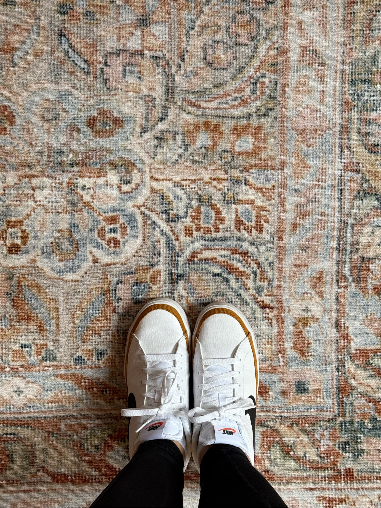 This rug is a show stopper! It has rich shades of blues, creams, oranges, and pinks. Pro tip: Don’t forget to use the rug gripper before furniture installation!

#LTKStyleTip #LTKSaleAlert #LTKHome