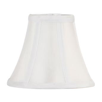 allen + roth 5-in x 6-in White Fabric Bell Lamp Shade Lowes.com | Lowe's