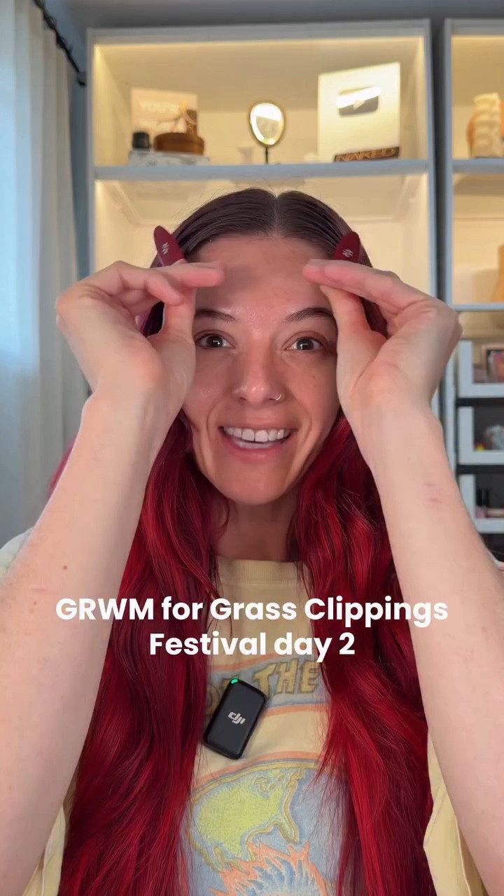 grwm for the @grassclippings.rollinghills festival day 2!! 🙂‍↕️⛳️🤘🏻💕
#festivalinspo #festivalmakeup #grassclippings