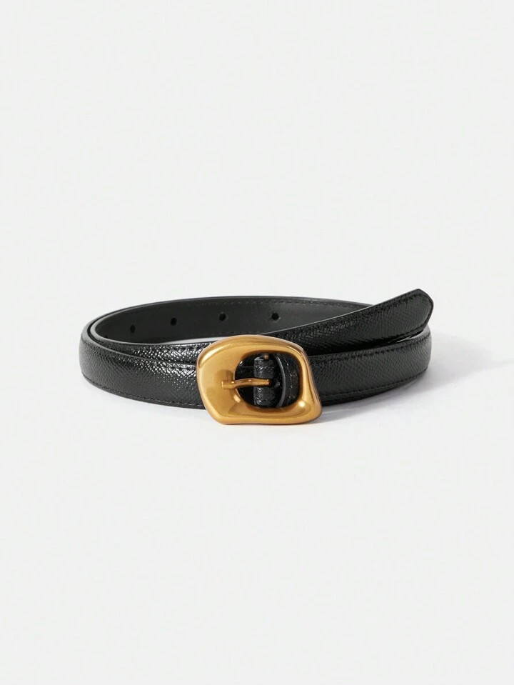 MOTF PREMIUM BUCKLE BELT WITH SHOVEL EDGE ELEGANT,SCHOOL | SHEIN