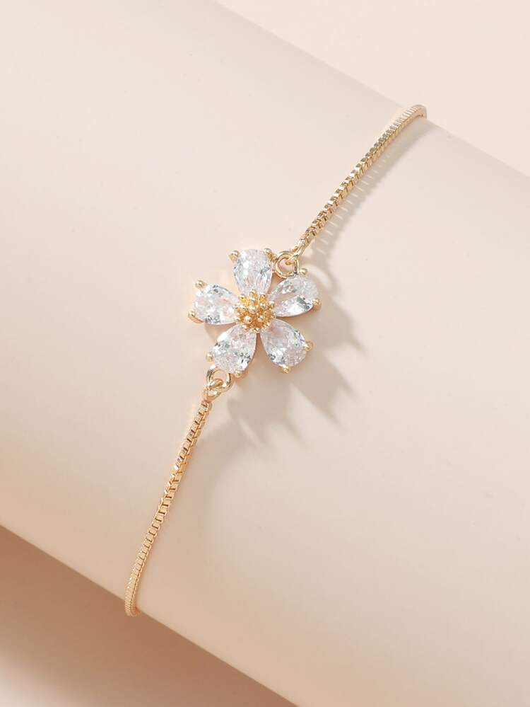 Zircon Decor Bracelet | SHEIN