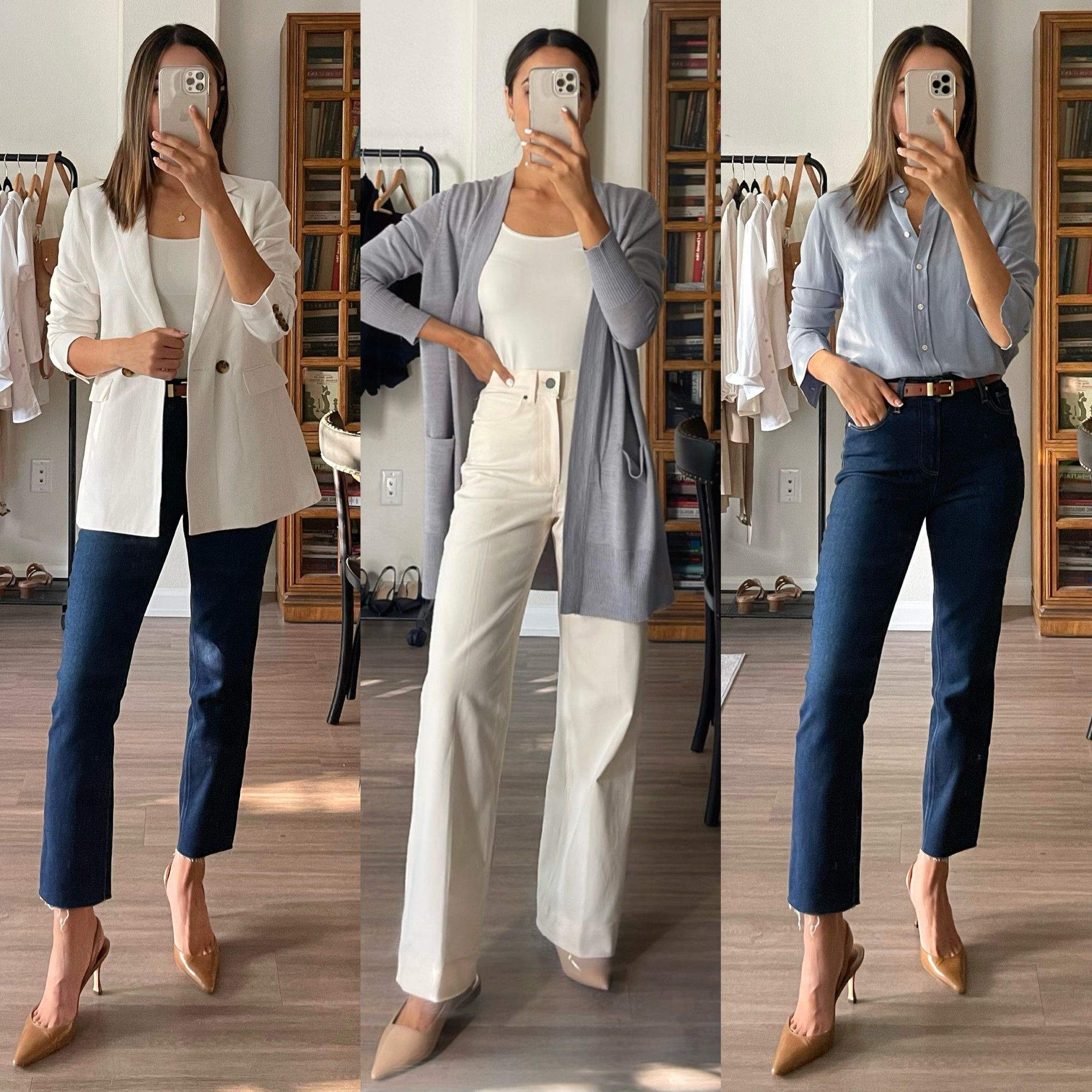 Spring work outfits / styling blue for spring workwear 

Cardigan- Nordstrom xs Gray Heather color 

#LTKSeasonal #LTKworkwear #LTKstyletip