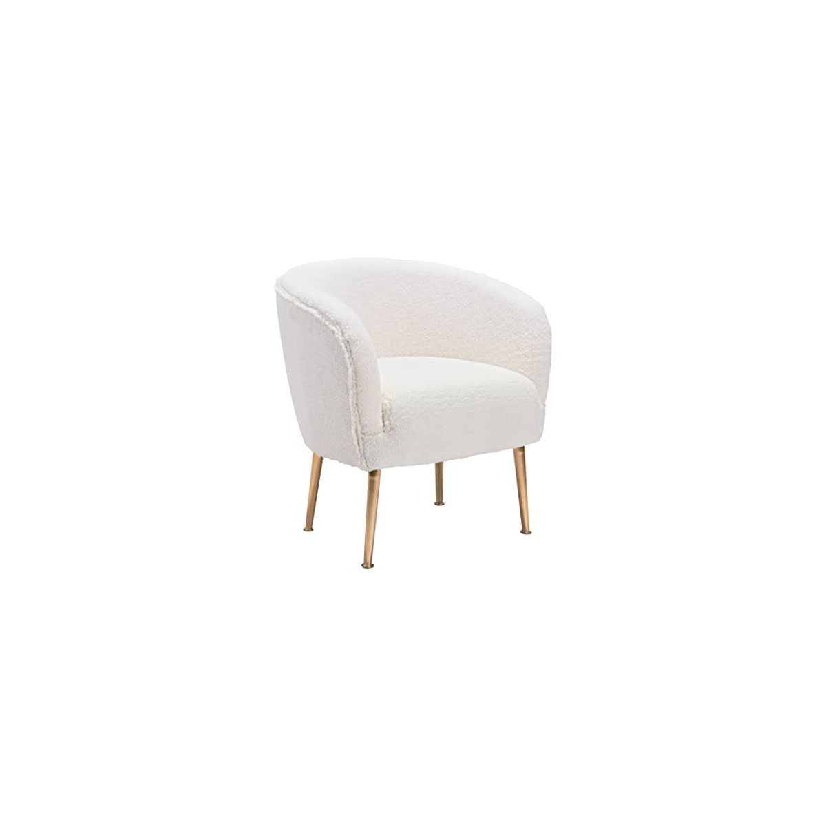 Zuo Accent Chair Beige & Gold | Target