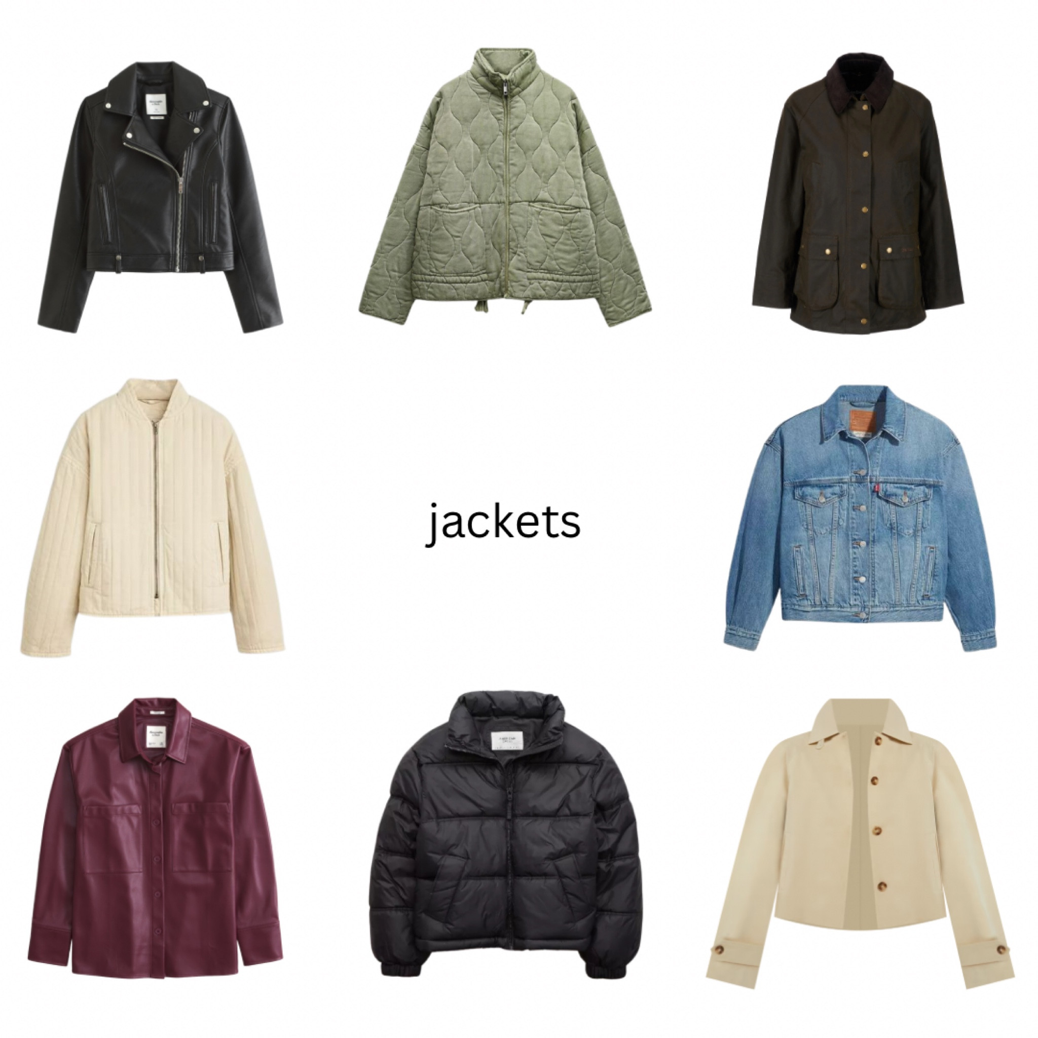 the jacket edit 

#LTKStyleTip #LTKFindsUnder100 #LTKGiftGuide