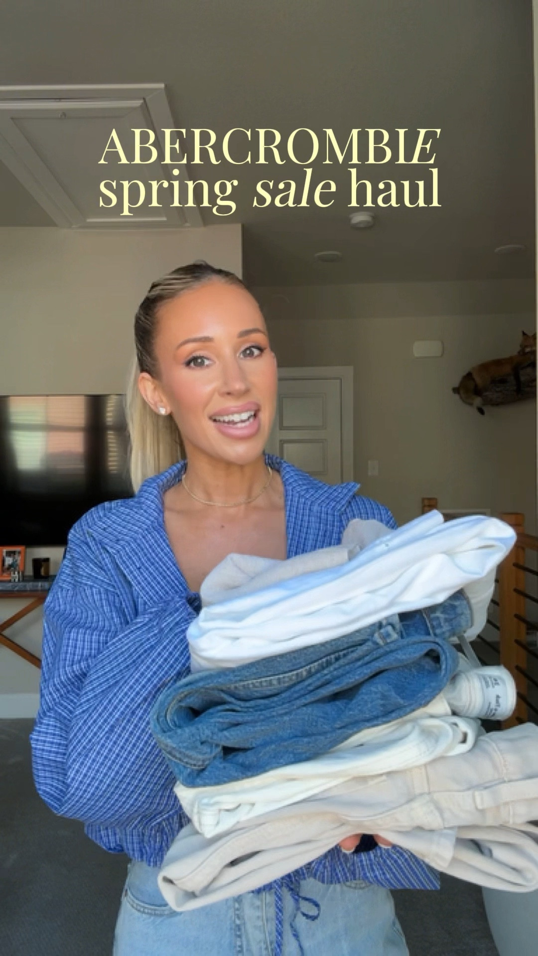 SALE ALERT! 🚨 huge @abercrombie  site-wide sale! 

***USE STACKABLE CODE “SPRINGAF” at checkout for an additional 15% off***

Wearing XS in all tops
Jeans run tts (regular length in all)

Spring sale. Denim. Abercrombie jeans. Abercrombie finds. Basics. Wardrobe staples. Spring capsule wardrobe. On sale now. Haul. Try on haul. 

#LTKSeasonal #LTKSaleAlert