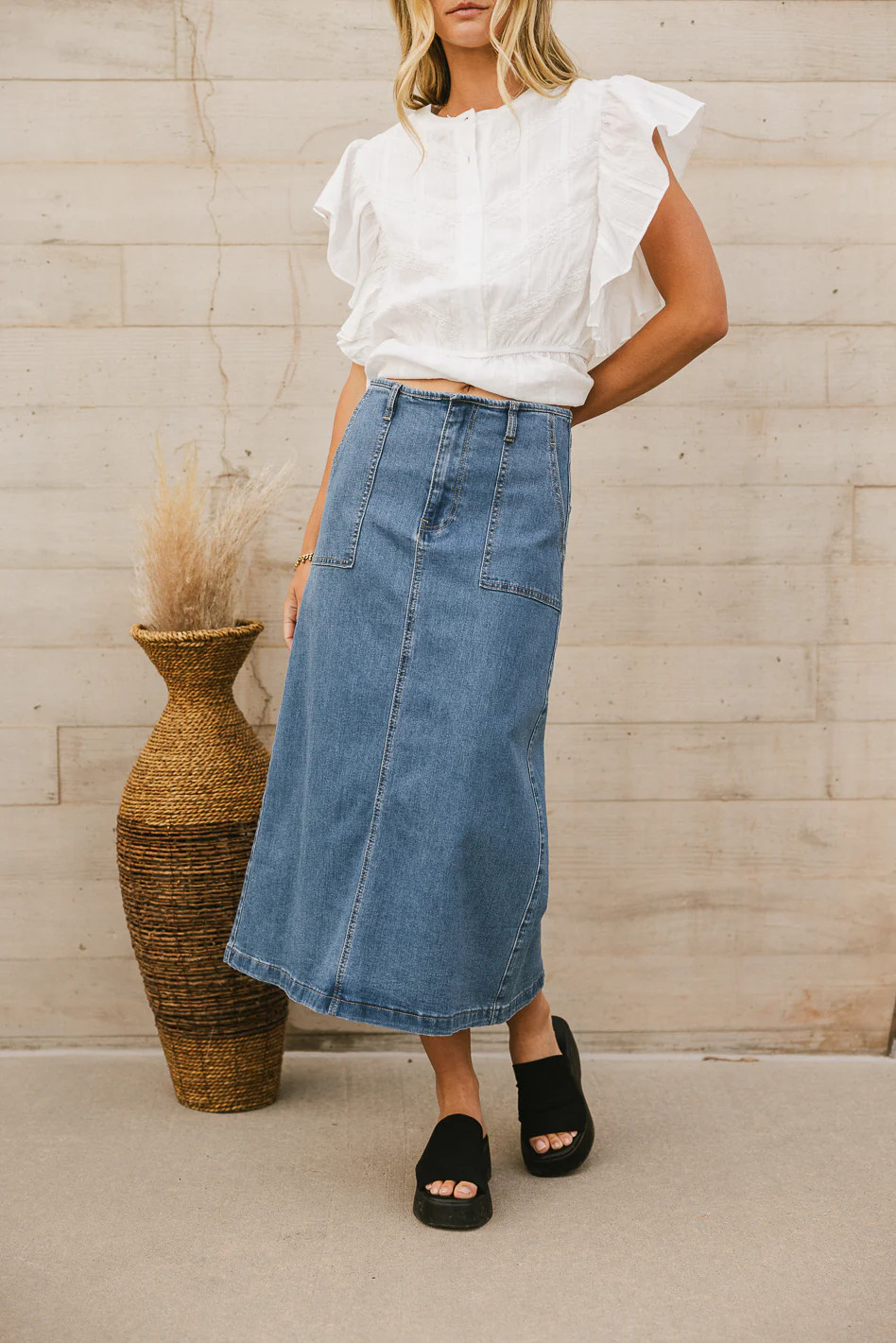 Marina Denim Skirt | Böhme US
