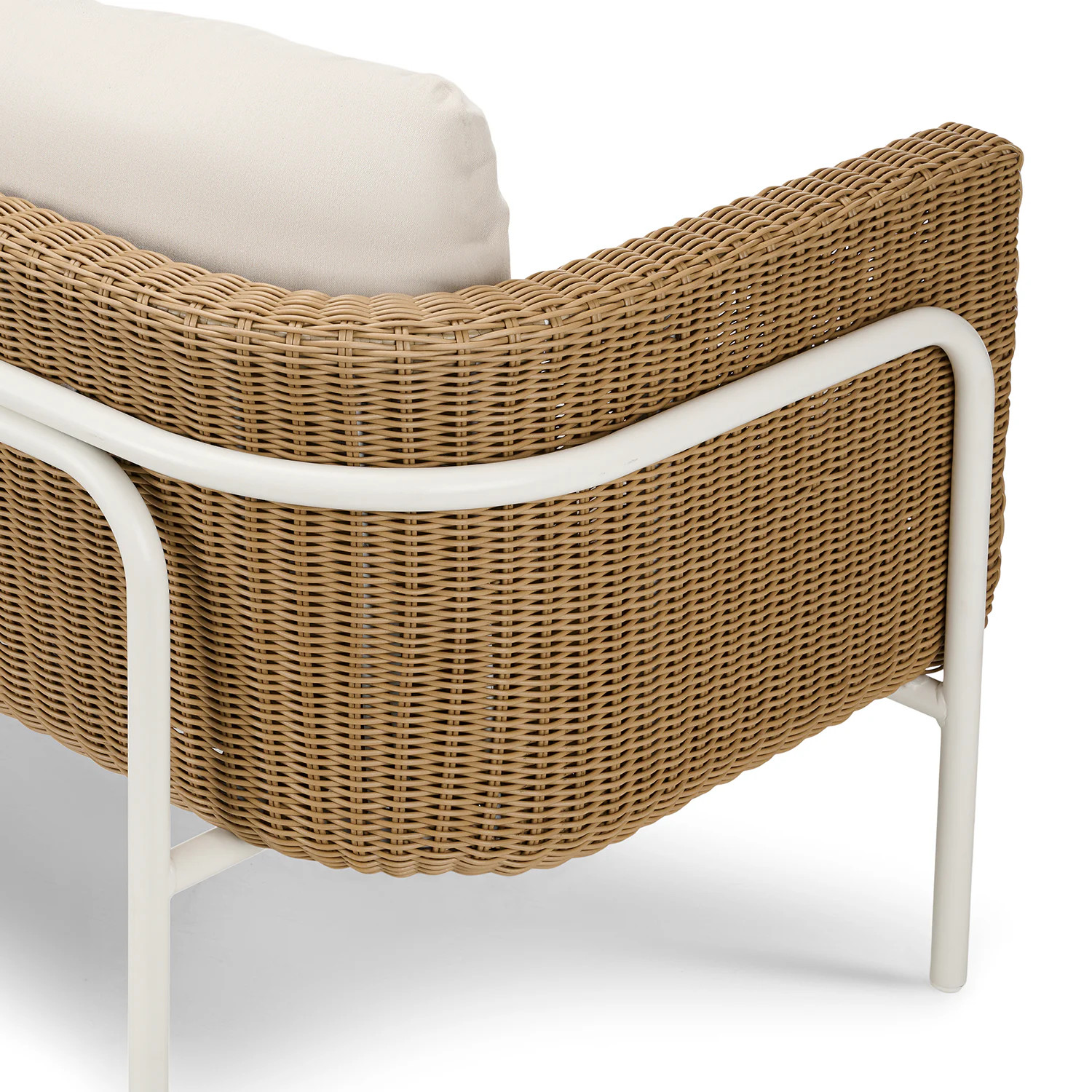 Aby 69.5" Outdoor Loveseat - Dravite Ivory | Article