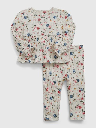 Baby Pointelle Rib Outfit Set | Gap (US)