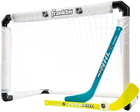 Franklin Sports Knee Hockey Set - Includes 1 Light Up Hockey Goal - 2 Light Up Mini Hockey Sticks... | Amazon (US)