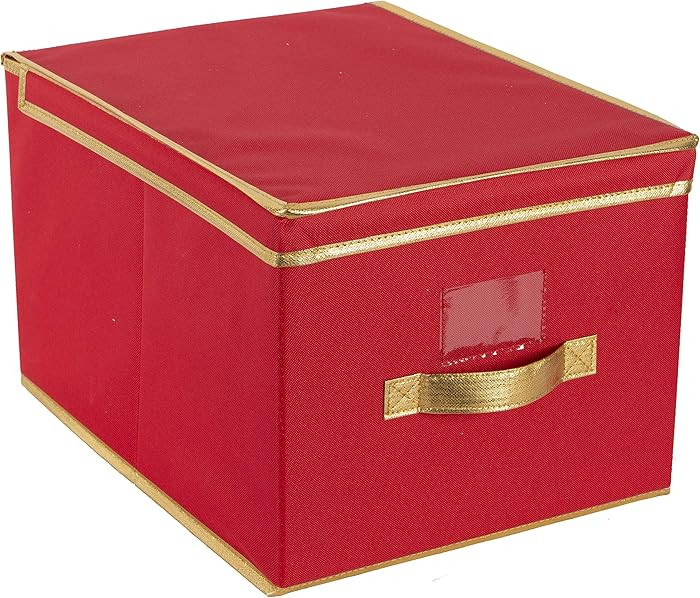 Simplify Holiday Jumbo Storage Box | Christmas Décor Organizer | Good for Seasonal Items | Close... | Amazon (US)