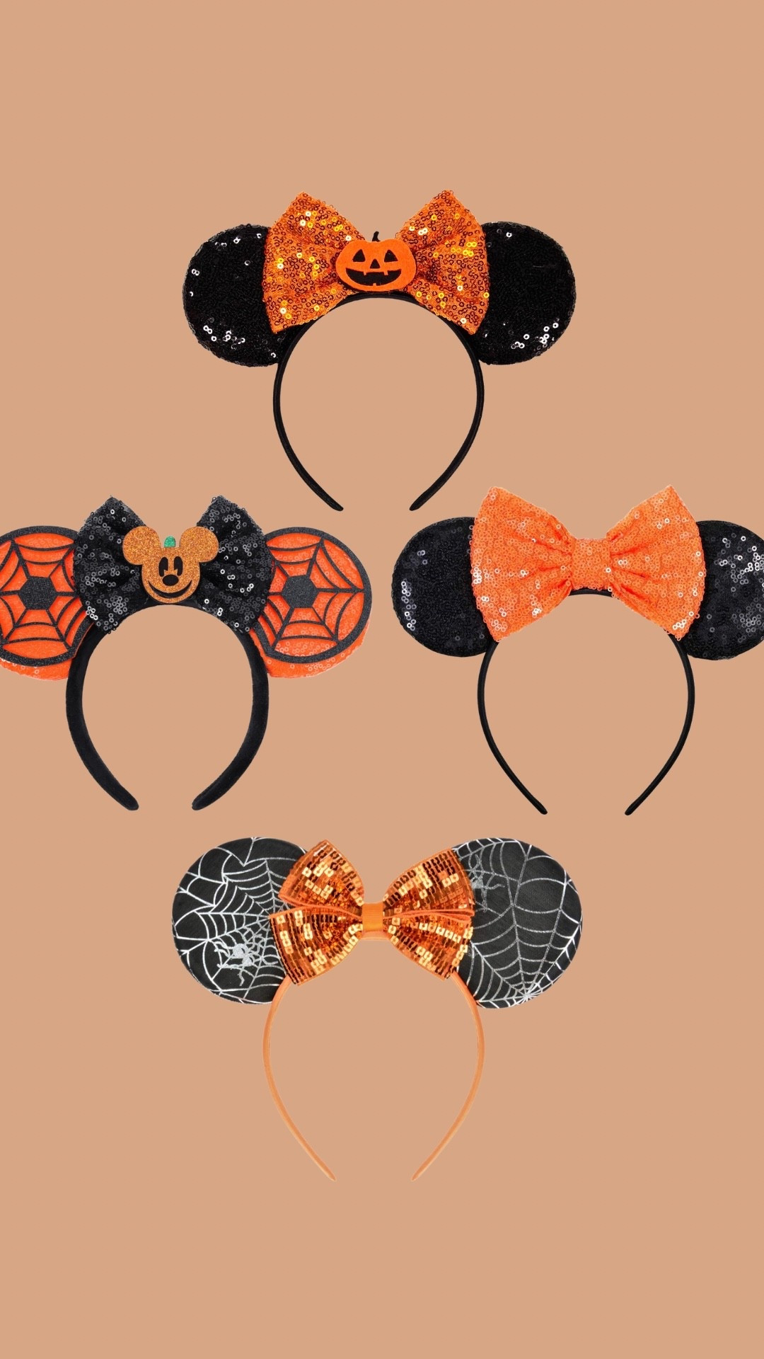 Halloween Minnie Mouse ears in my cart! 🎃