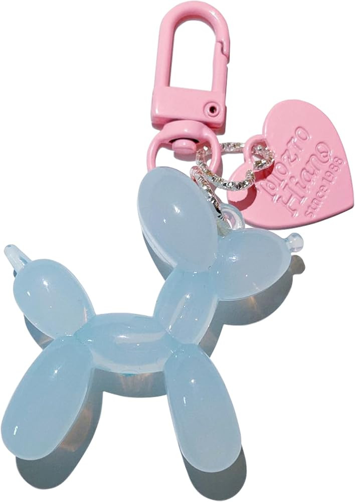 LAEKOU Jelly Balloon Dog Design Keychain for Women, Cute Girls Key Chain, Key Chains Accessories ... | Amazon (US)